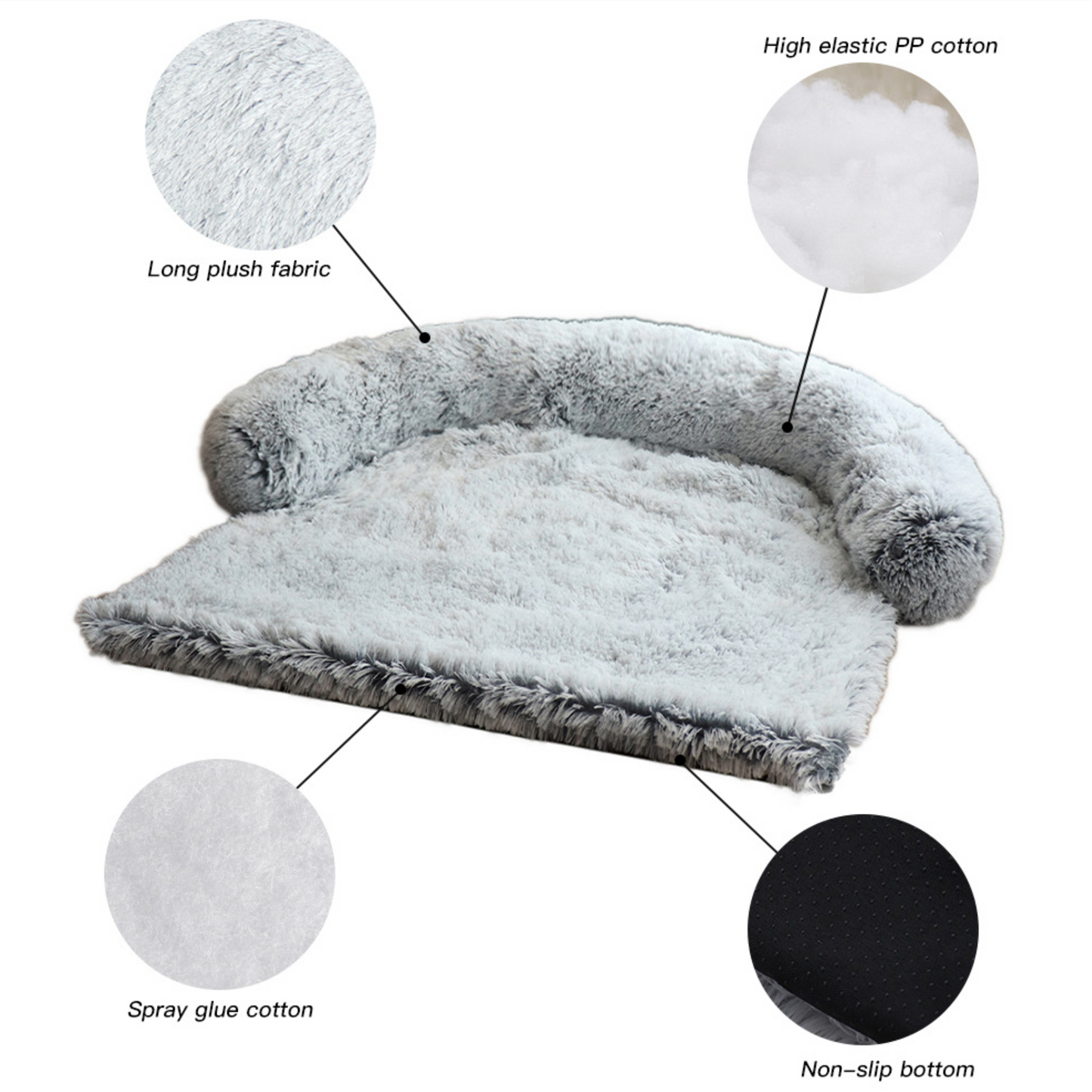 Schnuffelliebe | Kuscheliges Sofa Hundebett